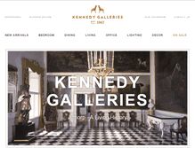 Tablet Screenshot of kennedygalleries.com